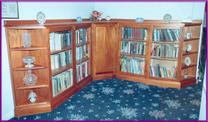 Mahogany bookcase